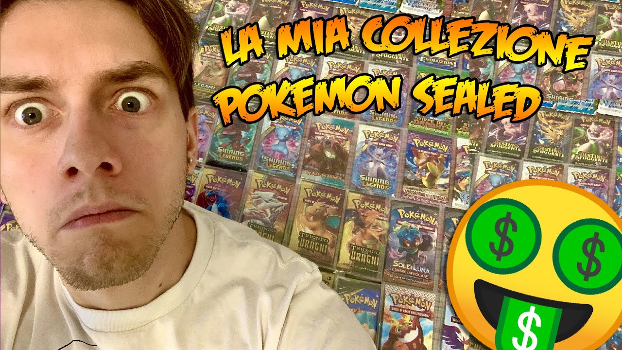 💲🤑 VI MOSTRO LA MIA COLLEZIONE POKEMON SEALED 🤑💲 - Nick & Ila - YouTube