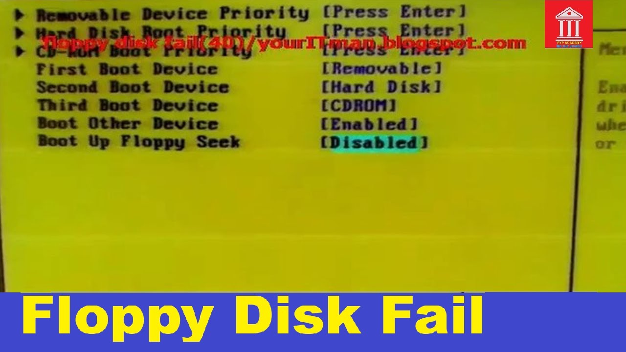 Disk Boot Failure Insert System Disk And Press Enter Fix It By