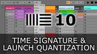 Ableton Live 10 - Session View Tutorial - Time Signature VS Launch Quantization #CursoAbletonLive10