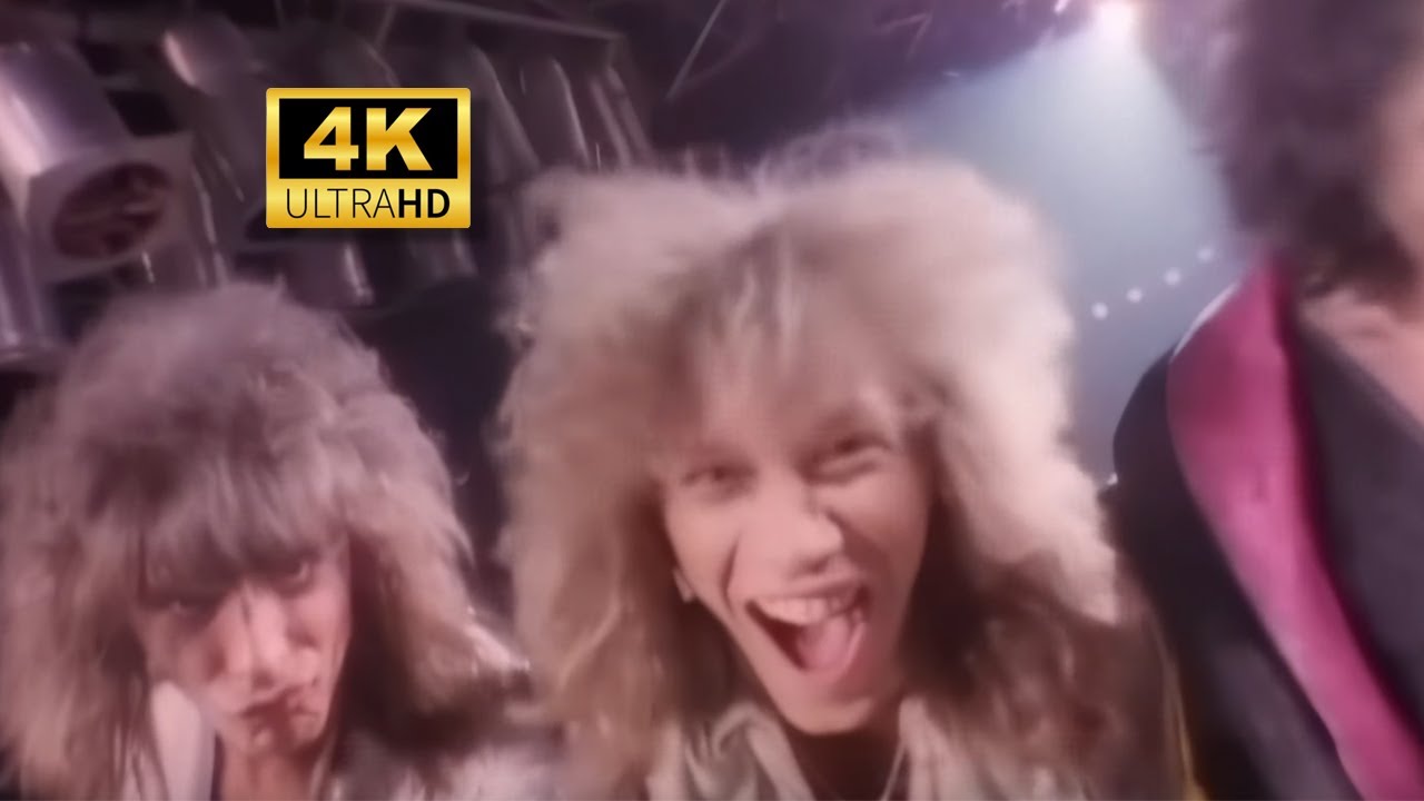 Bon Jovi - You Give Love A Bad Name (official music video) - Upscaled to 4K UHD