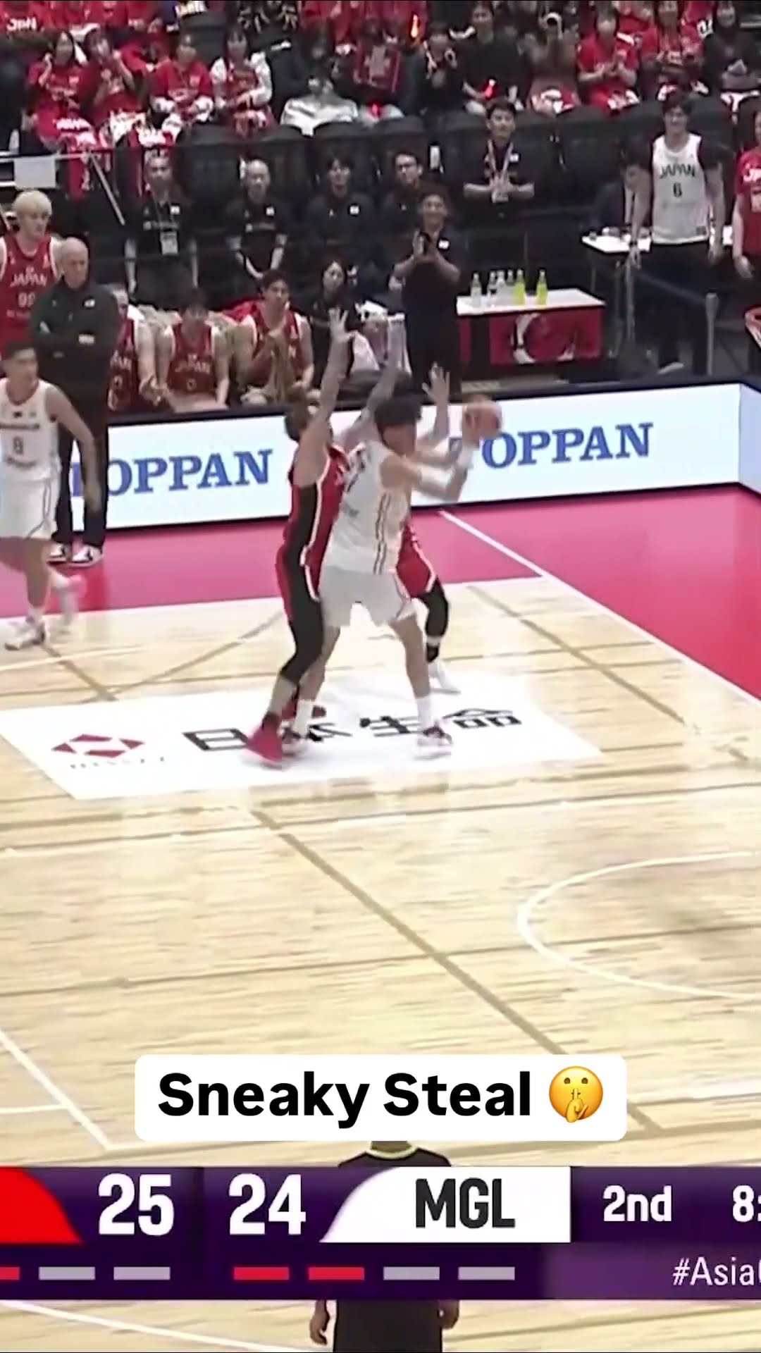He never saw the steal coming ? ??
