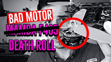 SOLVED: Death Roll Due to Motor (not MAMBA F405 FC)