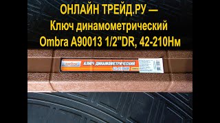 ОНЛАЙН ТРЕЙД РУ — Ключ динамометрический Ombra A90013 12DR, 42 210Нм