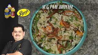 Venkatesh Bhat makes Veg Paal Biriyani | Easy & tasty biriyani recipe | vegetables & milk biriyani