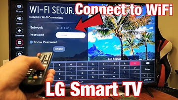 LG Smart TV: How to Connect/Setup to WiFi Network
