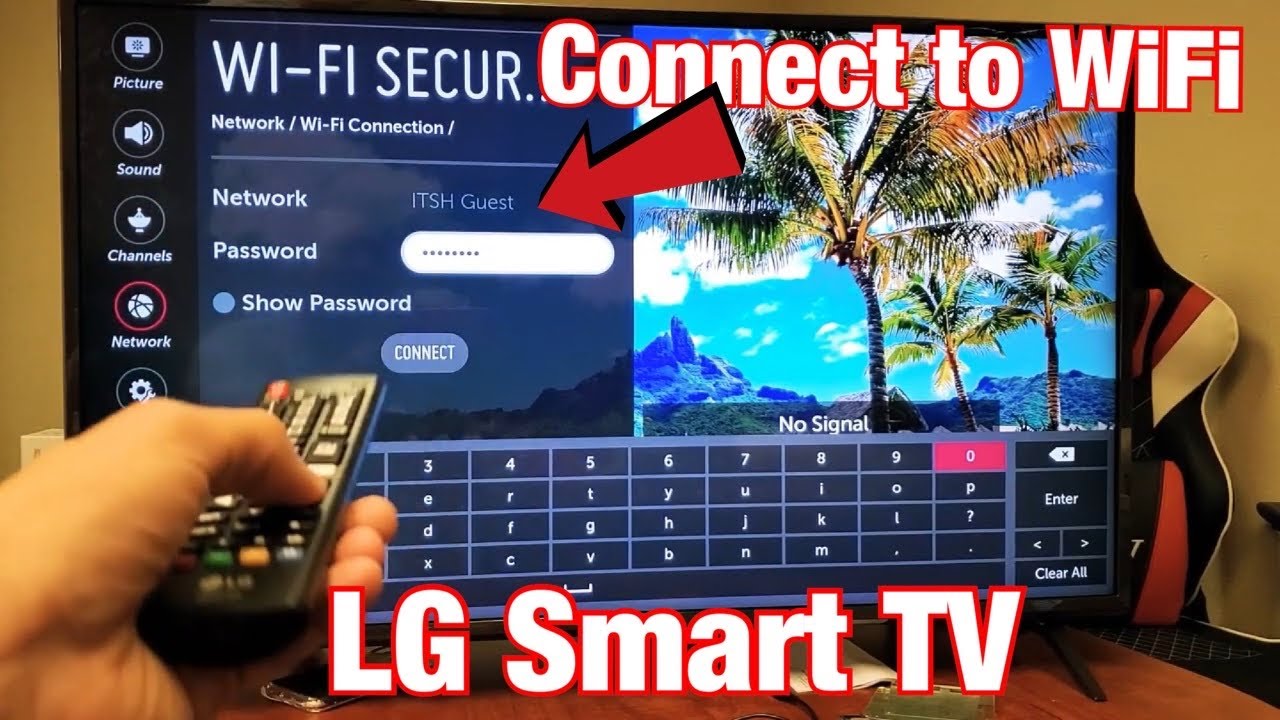 Why won't my LG tv connect to WiFi