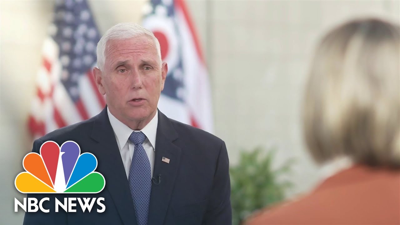 Full Interview: Mike Pence sidesteps whether Trump fit to serve after E. Jean Carroll verdict