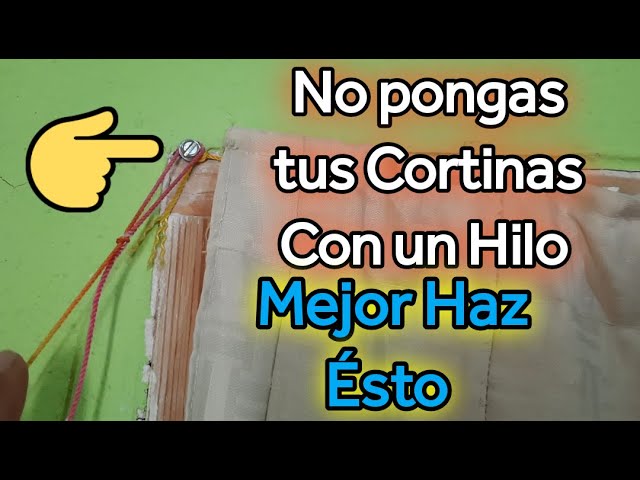 Despídete de los agujeros en la pared: 5 formas alternativas para colgar  tus cortinas