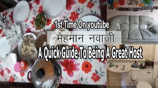 How To Host Guests | Indian Guests Lunch Menu | A Quick Guide To Being A Great Host screenshot 1