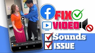 How to solve Facebook video has no sounds | Facebook video Sound not working