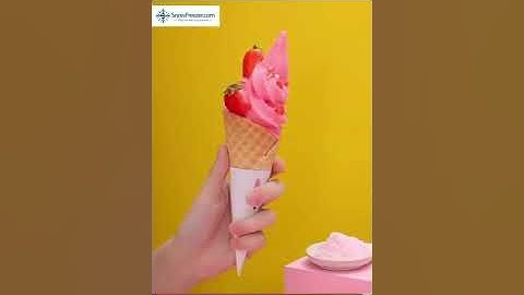 Commercial ice cream machine Ice cream making Show