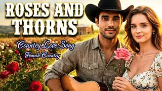 ROSES AND THORNS (Female Vocal) |country love song | klasler country x suno ai |official lyric video