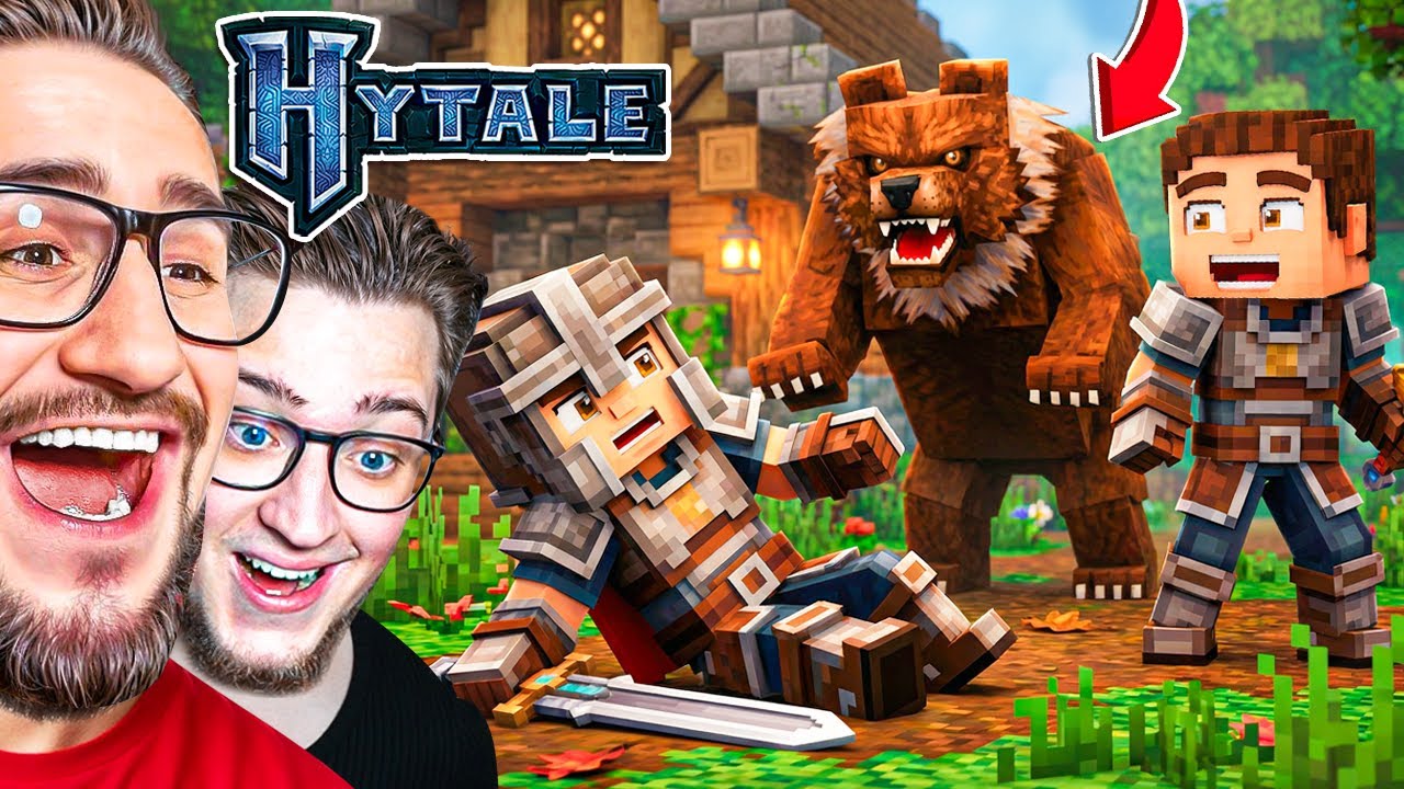 ПЕРВЫЙ ДЕНЬ ВЫЖИВАНИЯ В HYTALE! #1