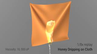 Honey Dripping on Cloth