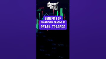 Benefits of Algorithmic Trading to Retail Traders | Algo Trading #algorithmictrading #algotrading