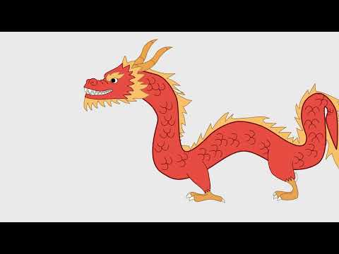 Moho. China-Dragon test animation