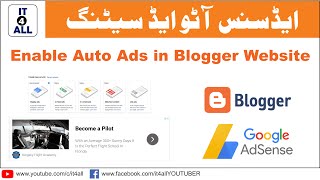 How to Enable Auto Ads in Blogger || AdSense Auto Sds Blogger || Adsense Auto Ads Blogspot