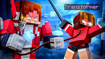 MAIZEN : JJ Sister TURNS into TRANSFORMER!? JJ TRANSFORMER - Minecraft Animation JJ & Mikey