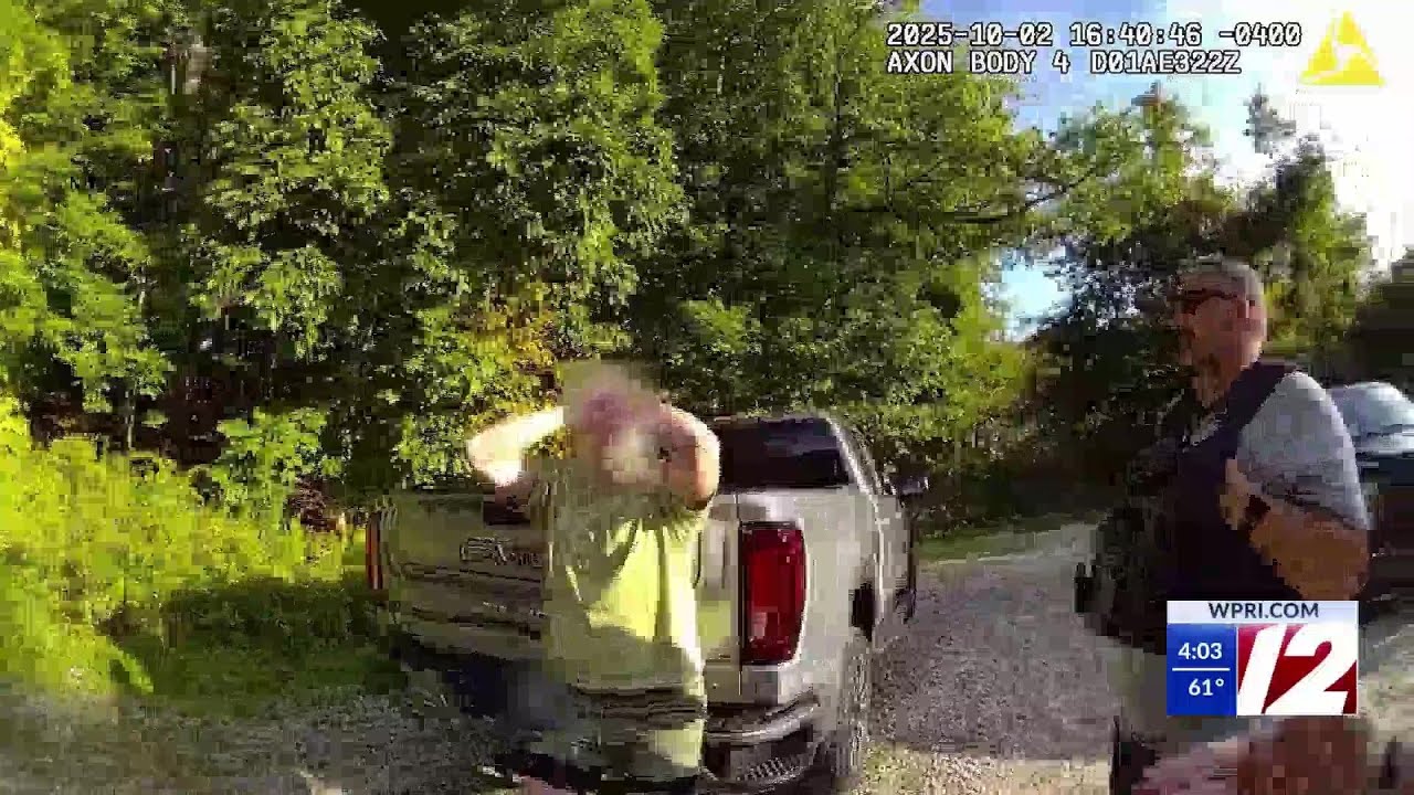Warwick police release bodycam video of interaction with off-duty trooper accused of hitting child