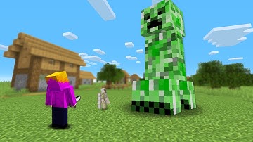 Minecraft, But Mobs Are Random Sizes...