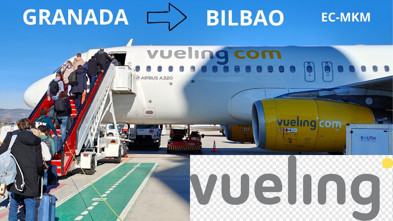Granada to Bilbao| VUELING | Economy | Airbus A320 #A320#TripReport #VUELING