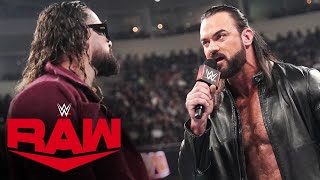 Drew McIntyre to Seth “Freakin” Rollins: “Back off The Bloodline”: Raw highlights, Feb. 26, 2024