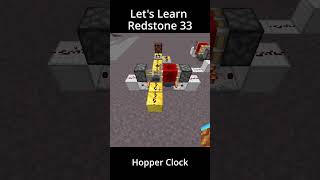 Famous Hopper Clock Mechanics | Let's Learn Redstone 33 | Minecraft Bedrock Redstone Tutorial Net Worth