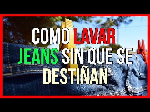 Video: Cómo evitar que los jeans negros se decoloren: 8 pasos (con imágenes)