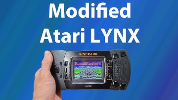 Check out my moded Atari Lynx!