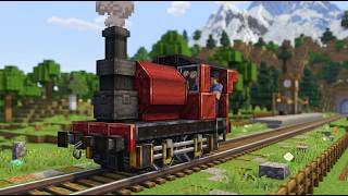 🚂Minecarft Create Mod Train Tutorial - 0-4-0  Steam locomotive