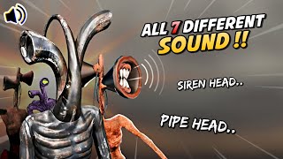 7 Other Sound of Siren Head & Pipe Head !!