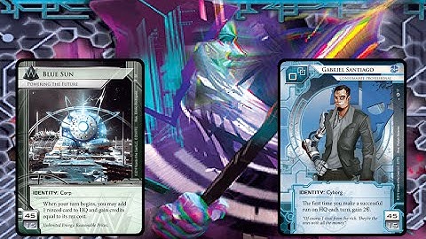Android Netrunner: Blue Sun vs. Gabe