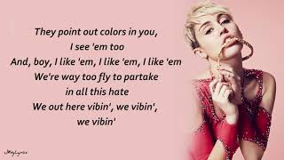 Miley Cyrus - No Tears Left To Cry (Lyrics)