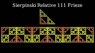 Sierpinski Relative 111 Frieze