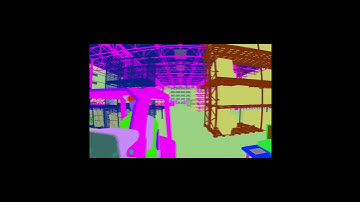 Ground Truth examples - Warehouse simulation with Anyverse synthetic data platform #shorts