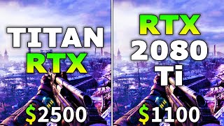 TITAN RTX 24GB vs RTX 2080 Ti 11GB | PC Gameplay ...