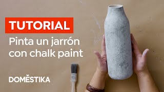 Tutorial cerámica: Cómo pintar un jarrón con chalk paint - Neus Iserte | Domestika