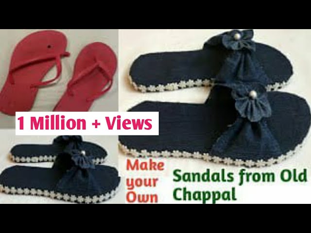 Handmade Sandals For Women / DIY Flip-flop Making Tutorial 