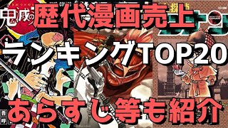 漫画 歴代売上 累計発行部数 ランキングtop あらすじ等も合わせて紹介 鬼滅の刃 進撃の巨人 名探偵コナン ワンピース こち亀 Bleach Naruto ドラえもん スラムダンク サザエさん Youtube