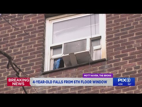 Child falls from sixth-floor window in the Bronx