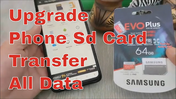Transfer data from sd card to sd card