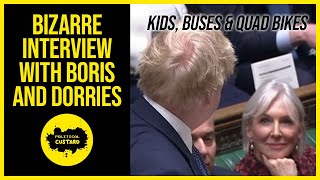 Bizarre Interviews With Dorries & Boris About Children And Model Buses