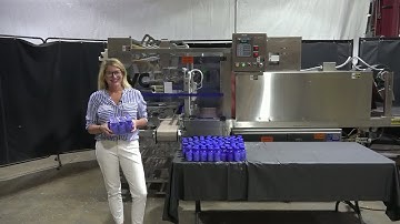 Arpac Automatic Stainless Steel Intermittent Motion Shrink Bundler / Tunnel Demonstration