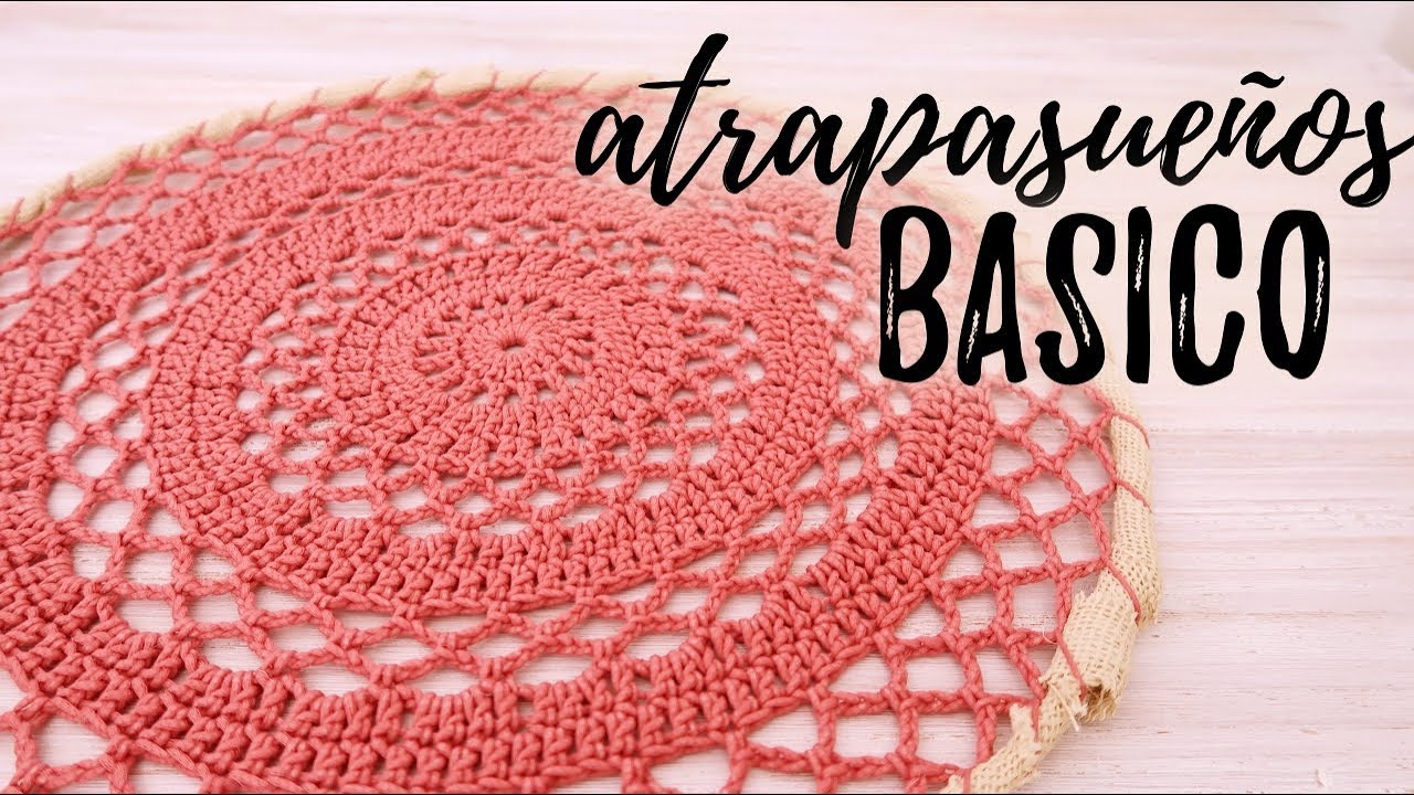 ATRAPASUEÑOS BÁSICO A CROCHET | #JardinDeAtrapasueños | Ahuyama Crochet