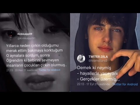 duygusal twitter tik tok videoları(ağlamadan çıkamazsınız)😔 #1☠