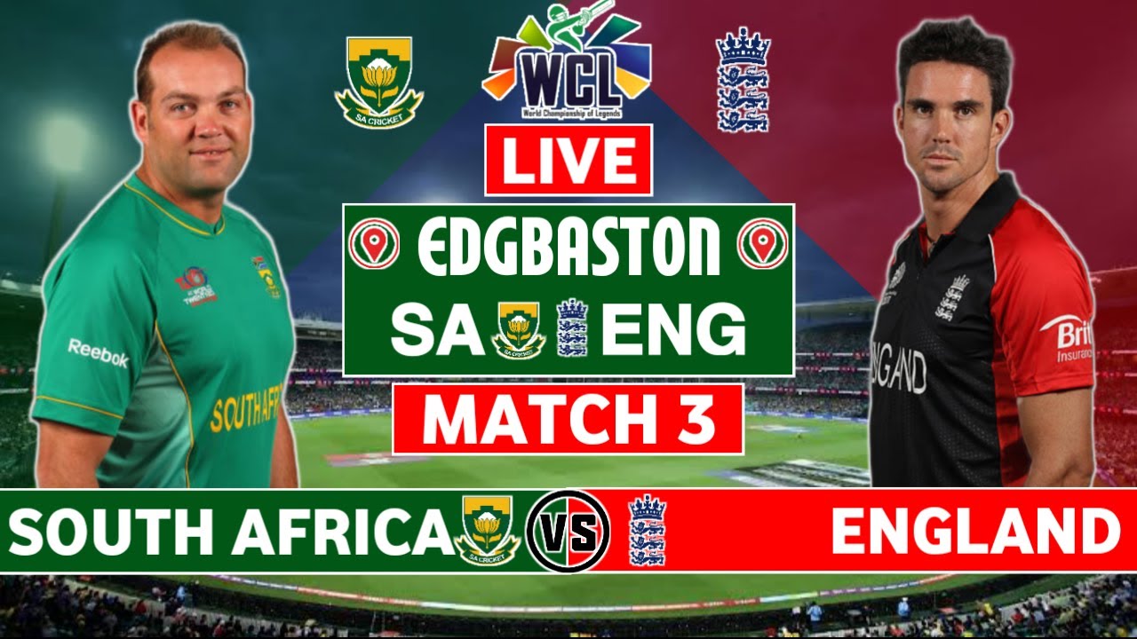 WCL 2024 Live South Africa Champions v England Champions Live SAC vs