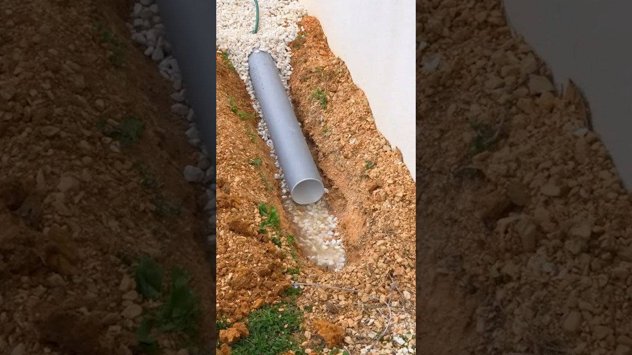 How to install perforated pipe 
