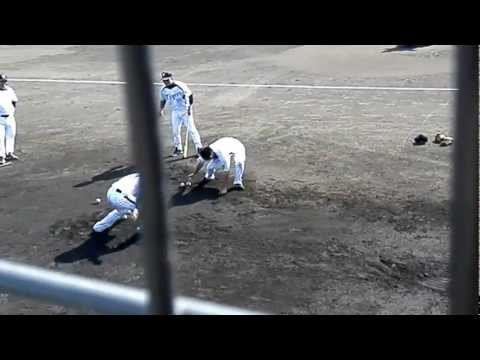 2012.5.18阪神鳴尾浜球場練習小宮山・一二三