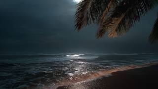 Dark Ocean Waves at Night – Gentle, Continuous Sound for Deep Sleep No Music • 8 Hours