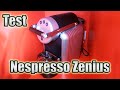 Test nespresso zenius 9737 zn100 professional faire un caf th mettre la capsule vider le bac eau